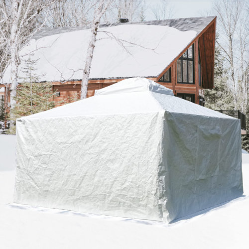 domi outdoor living Universal Winter Cover for Hardtop Gazebos 10x12